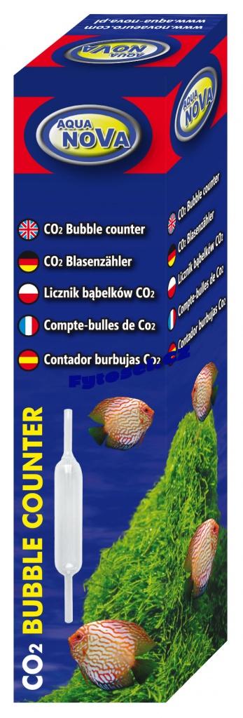 Skleněný počítadlo bublin co2