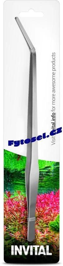 Pinzeta zahnutá 38 cm